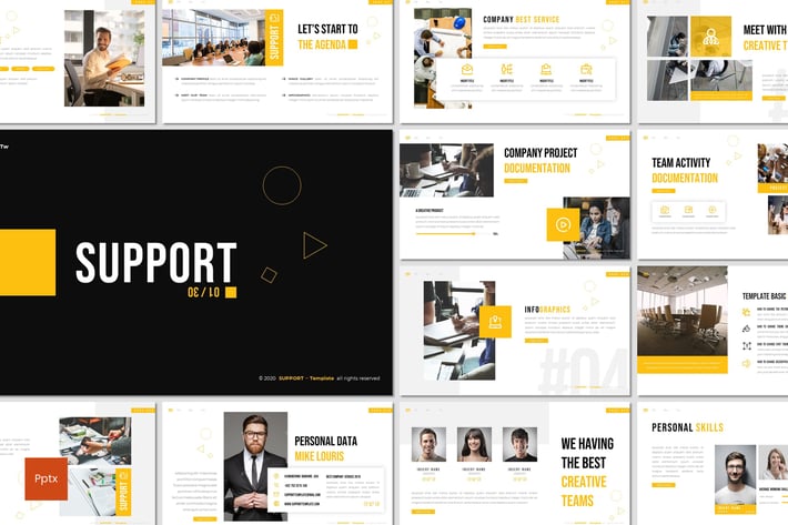 Support - Powerpoint Template