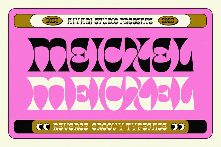 Meicxel - Groovy Retro Font