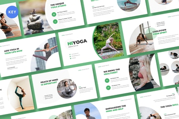 Hiyoga Yoga Class Keynote Template