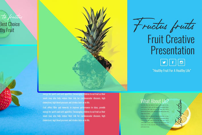 Fructus – Fruits Business Keynote Template