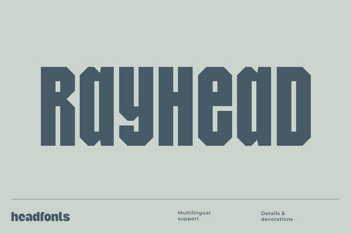 Rayhead Condensed Sans Serif 