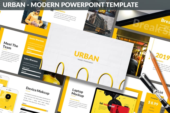 Urban - Modern Powerpoint Template