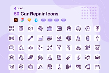 Lylac - Car Repair Icons