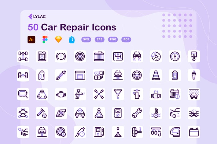 Lylac - Car Repair Icons