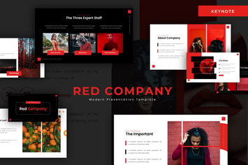 Red Company - Keynote Template