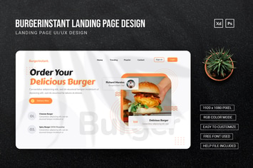Burgerinstant - Landing Page