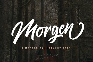 Morgen - Bold Brush Font