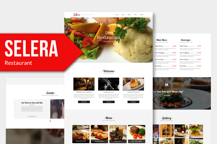 Selera - Restaurant, Cafe & Bar Muse Template