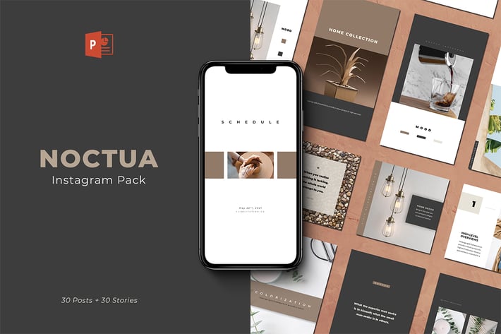 Noctua PowerPoint Instagram Pack