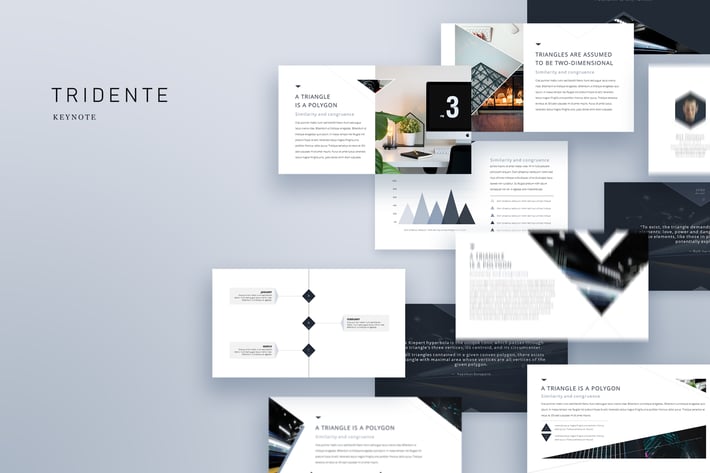 TRIDENTE - Clean & Minimal Keynote Template
