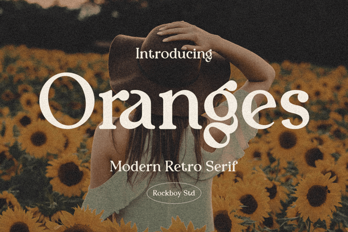 Oranges - Modern Retro Serif