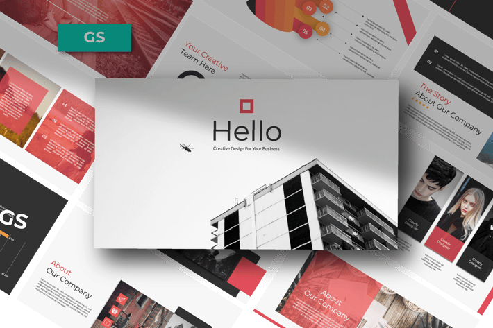 Hello Creative Google Slide