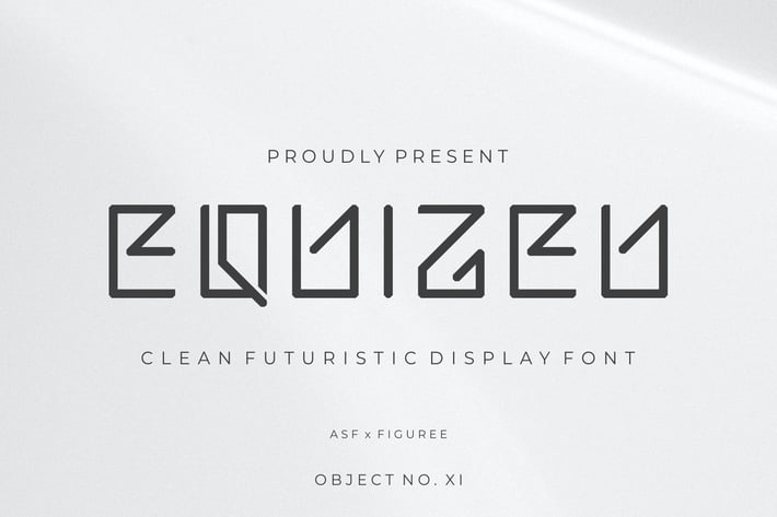 Equizeu - Clean Futuristic Font