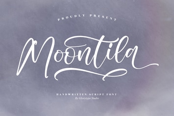 Moontila Handwritten Script Font