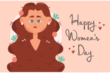 Happy Women's Day Illustration