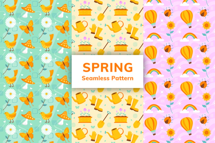Spring Seamless Pattern