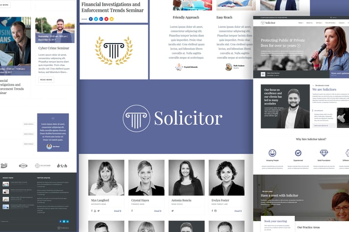 Solicitor Law Business Responsive WordPress Theme