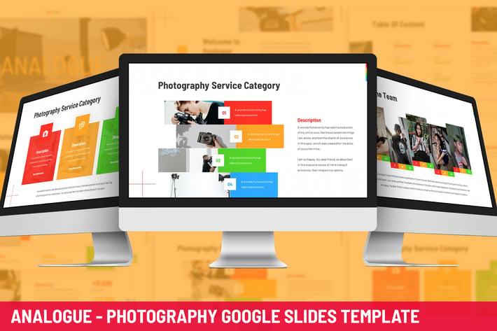 Analogue - Photography Google Slides Template