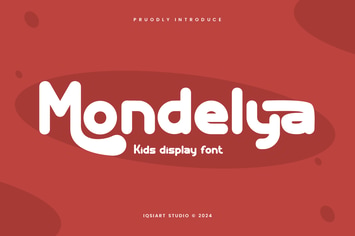 Mondelya - Kids & Playful Font
