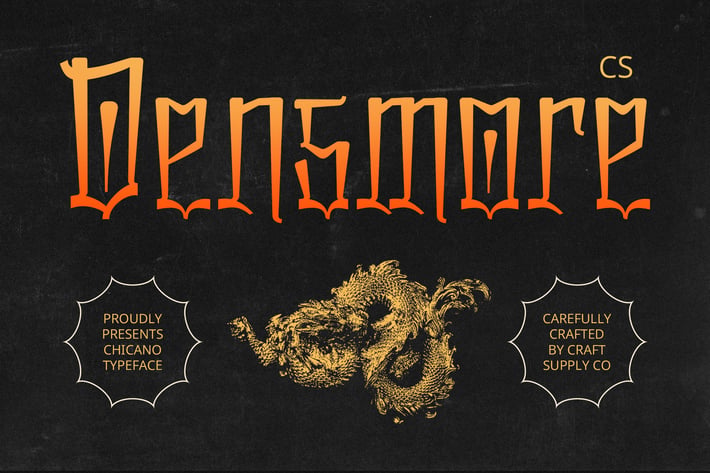 Densmore – Chicano Graffiti Font