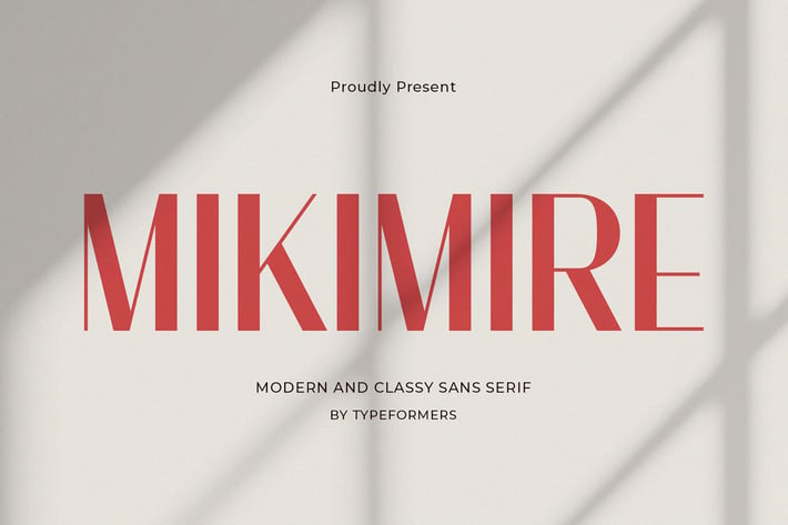 Mikimire - Elegant Sans Serif