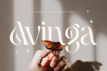 Avinga - Cinematic Logo Luxury Font