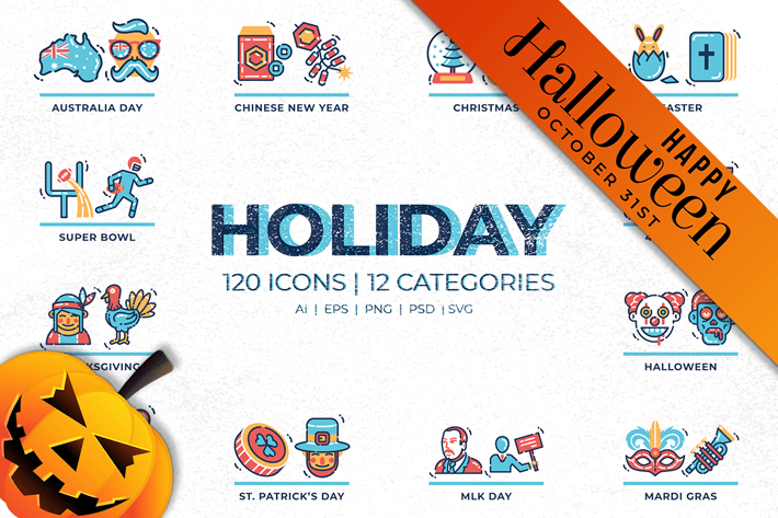 Halloween And Holiday Icons