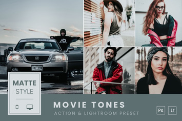 Matte Tones  Action & Lightroom Preset