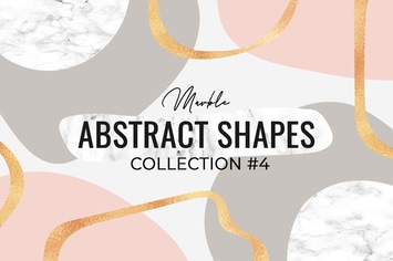Marble Abstract Shapes #4