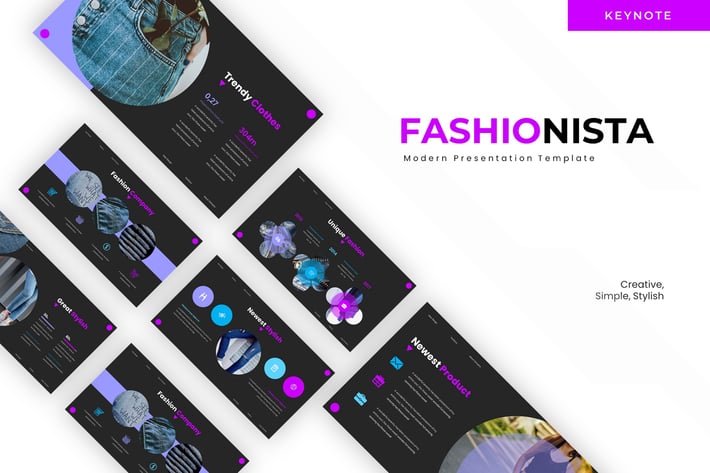 Fashionista - Keynote Template