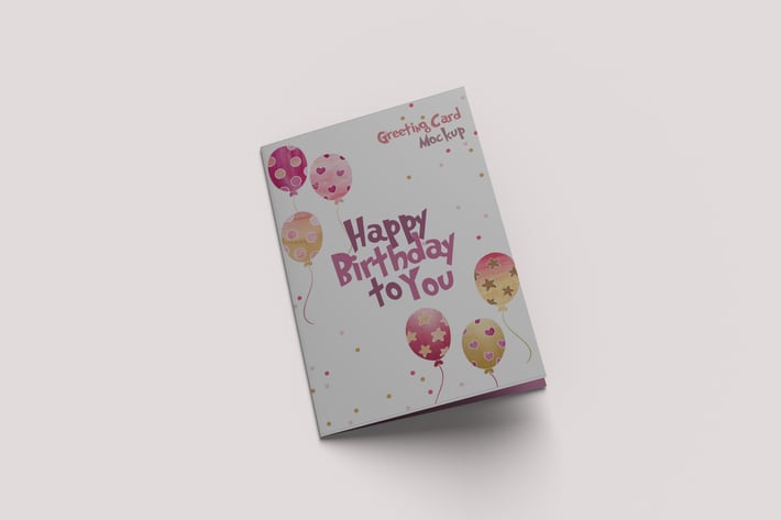 Greeting Card Mockup