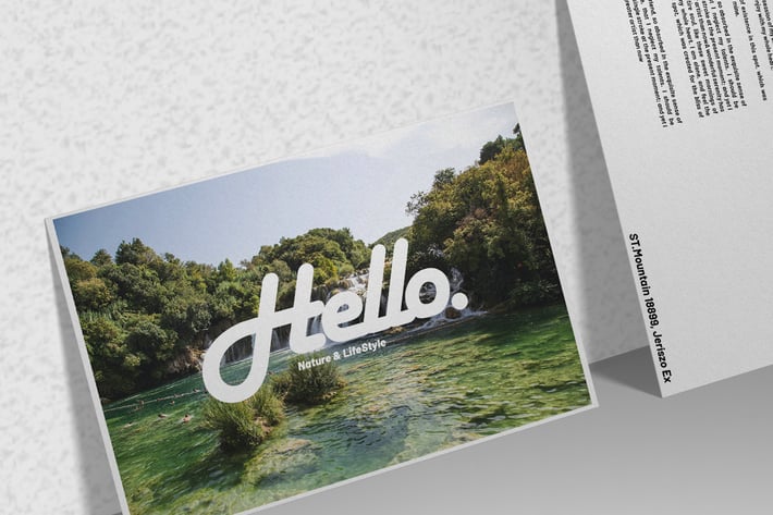 Postcard/Invitation - Mockup