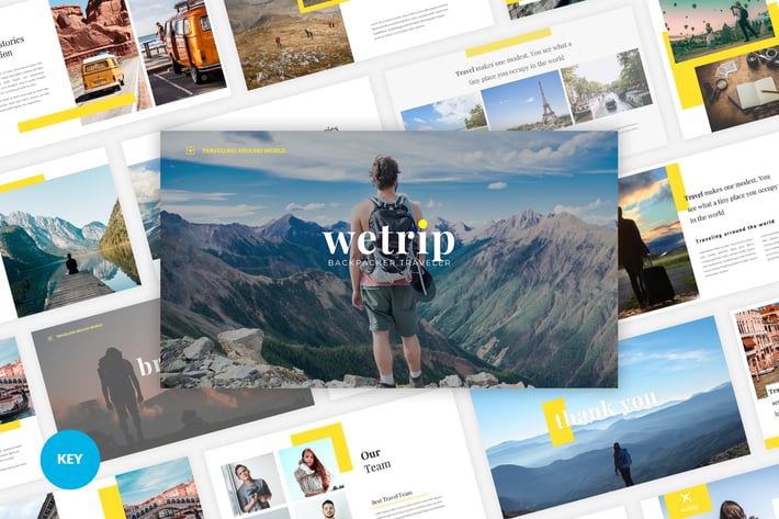 Wetrip - Backpackers Keynote Template