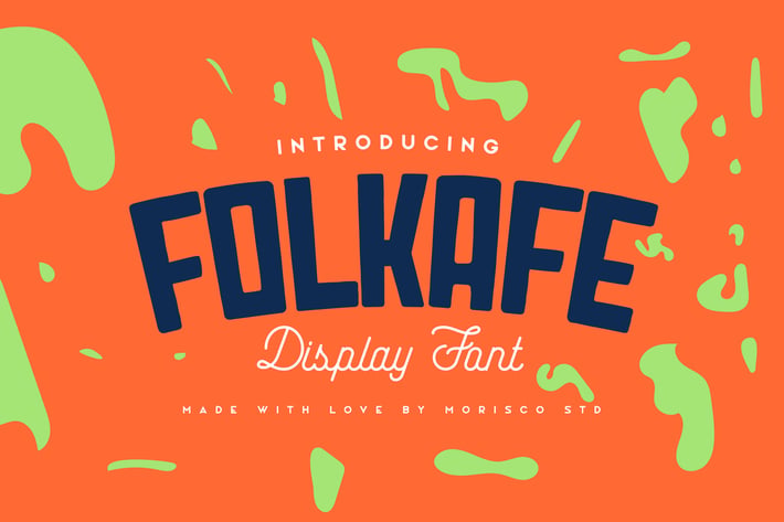 Folkafe - Display Font
