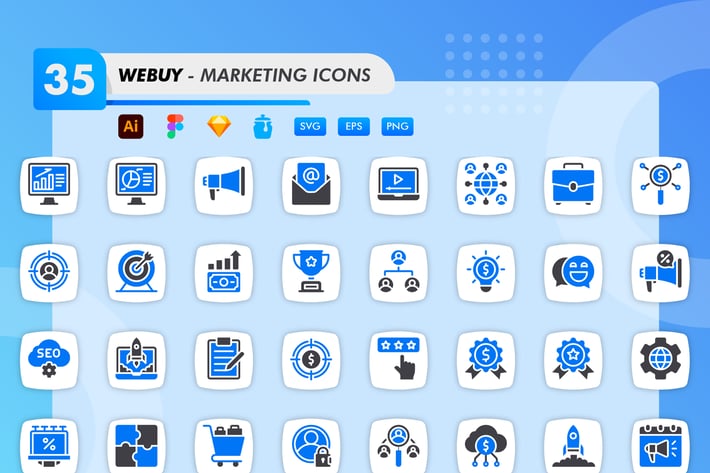 Webuy - Marketing Icons
