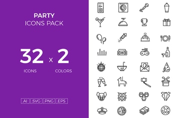 Party icons pack