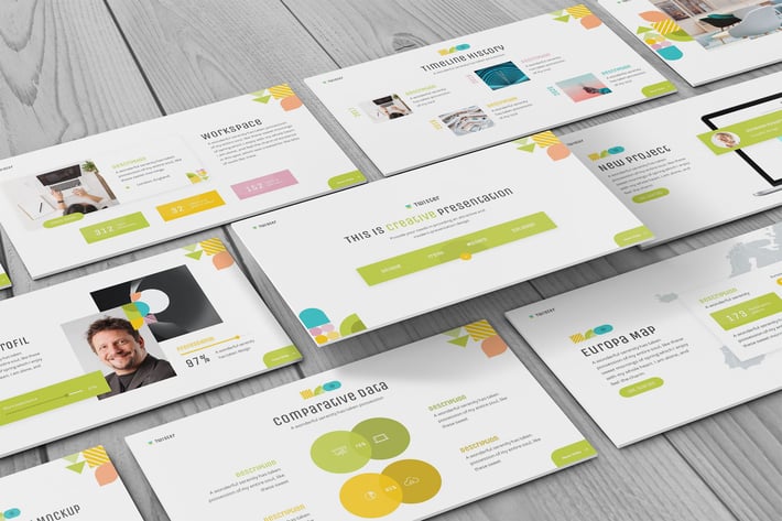 Twister - Geometric Powerpoint Template
