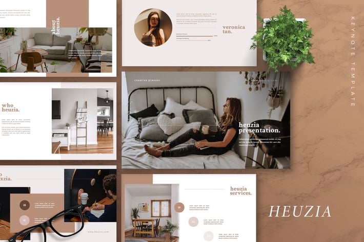 HEUZIA - Creative Keynote Template