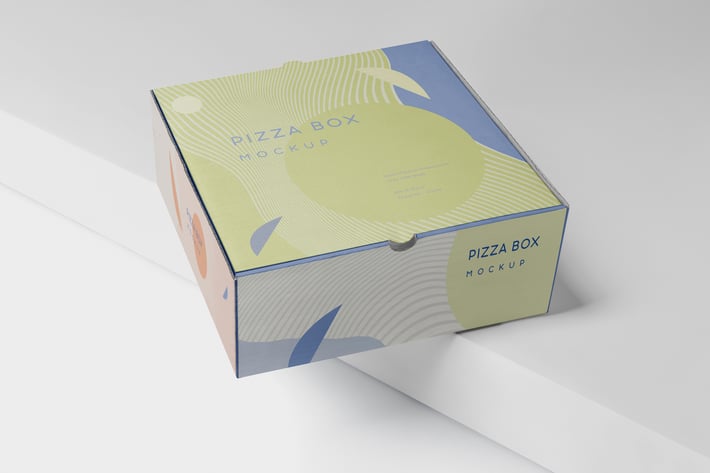 Pizza Box Mockup Set - Triple Pack