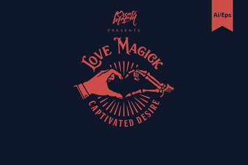 Love Magick Logo Template