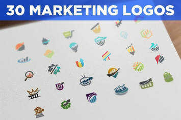 30 Marketing and SEO Logos 