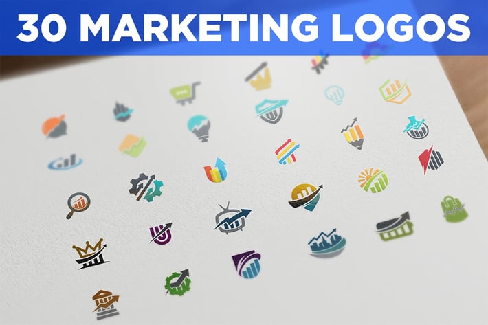 30 Marketing and SEO Logos 