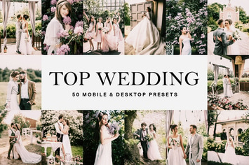 50 Top Wedding Lightroom Presets and LUTs