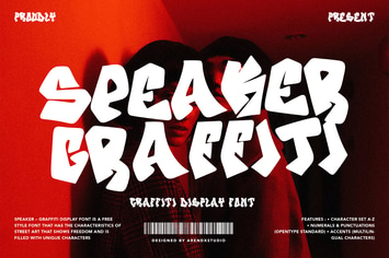 Speaker - Graffiti font