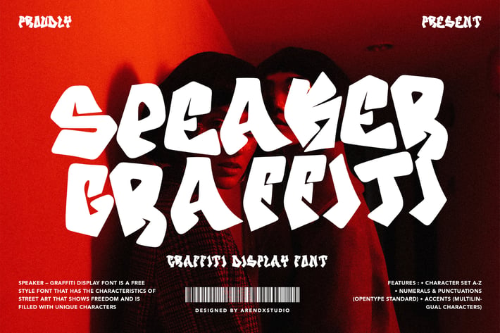 Speaker - Graffiti font