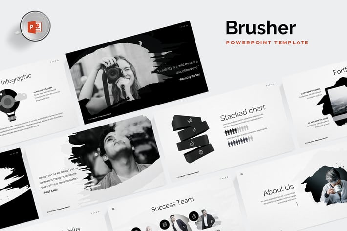 Brusher Powerpoint Template