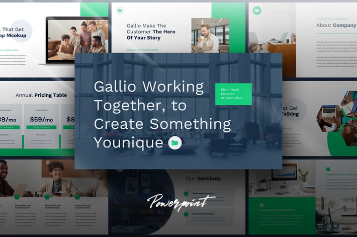 Galio - Digital Marketing Powerpoint Template
