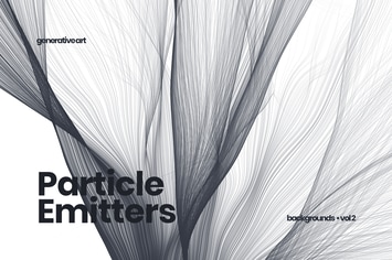 Black and White Particle Emitters Backgrounds
