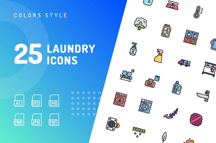 Laundry Color Icons