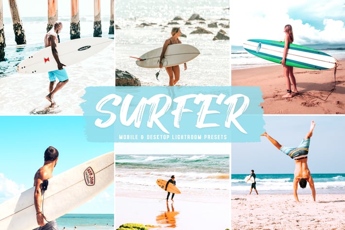 Surfer Mobile & Desktop Lightroom Presets